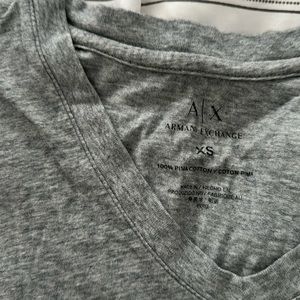 Men’s Armani Exchange tee v neck. Size XS